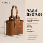 Bolso Matero Café 2 Compartimientos Grande