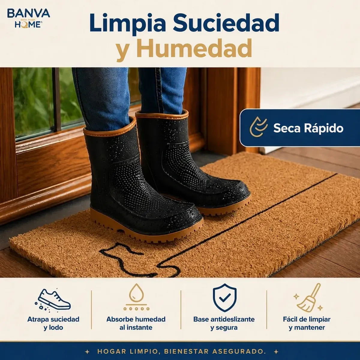 Limpiapies Coco 75x45