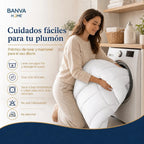 Plumón Valencia Embossed Blanco 2 Plazas