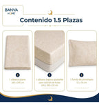 Juego Sábana Illusions 144 Hilos 1,5 Plazas