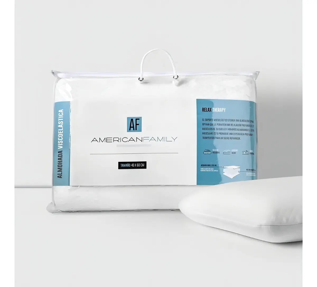 Pack 2 Almohada American Family Blanco