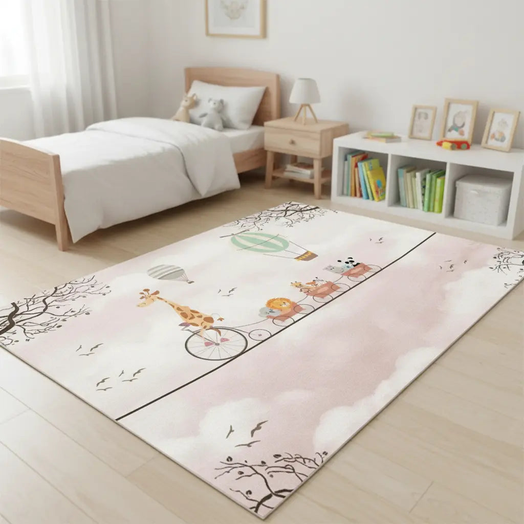 Alfombra Infantil Estampado Safari