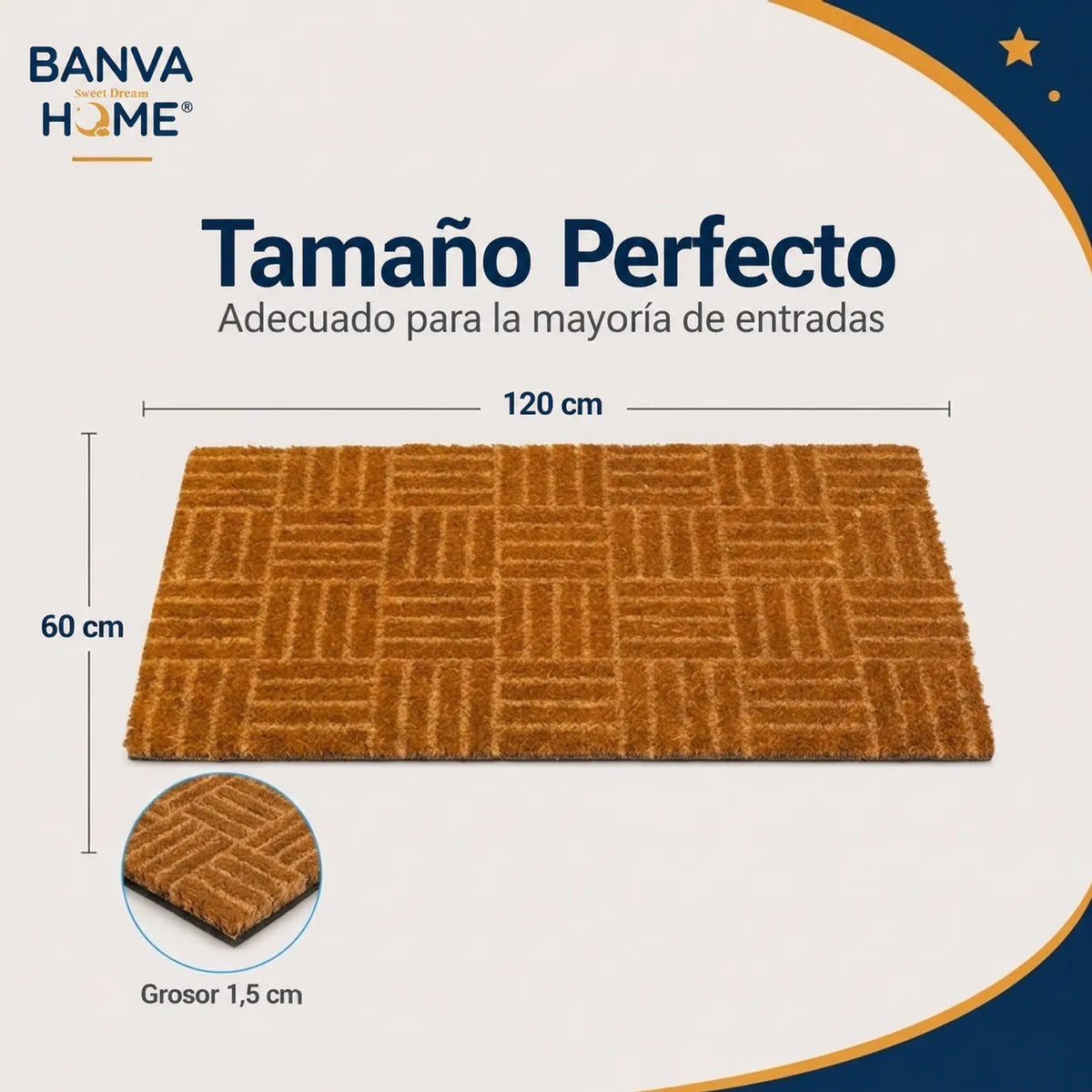 Limpiapies Coco Pattern 120x60