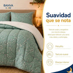 Plumón Illusions Coral Olive 2 Plazas