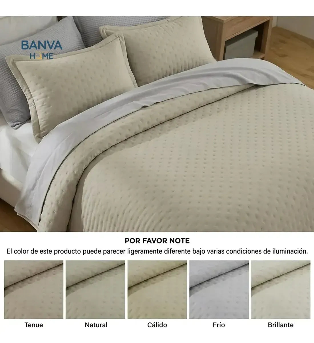 Quilt Roma 2 Plazas Oliva