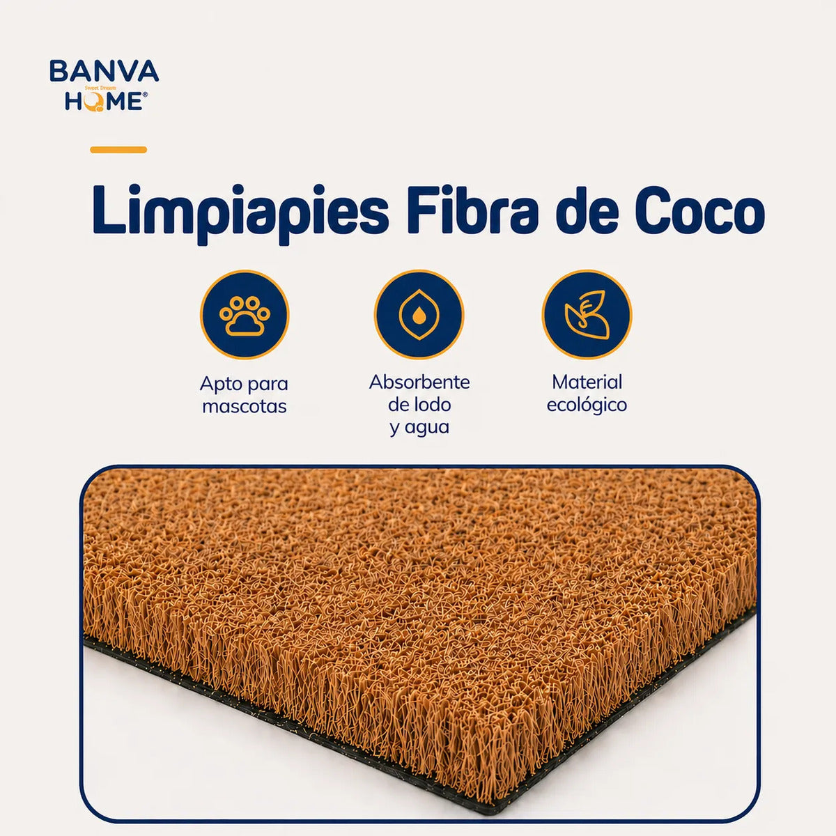Limpiapies Coco HELLO 60x40