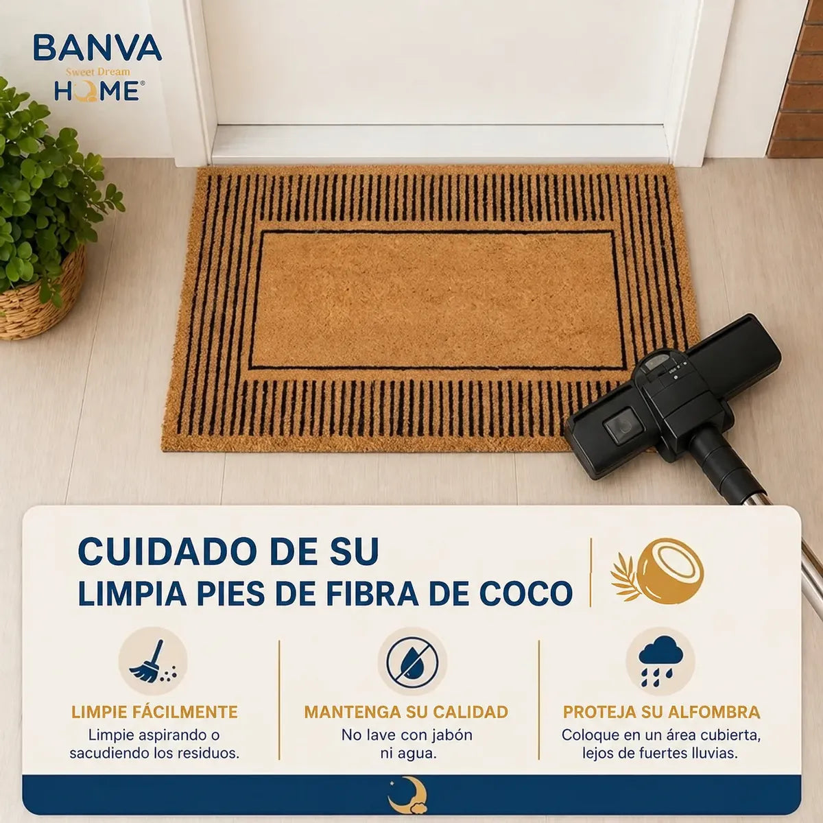 Limpiapies Coco Stripes 60x40