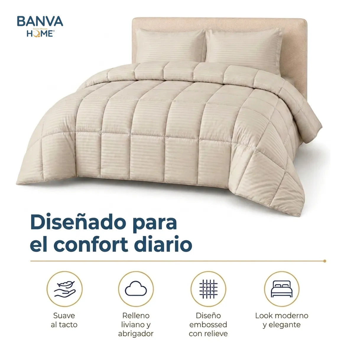 Plumón Valencia Embossed Oak Súper King