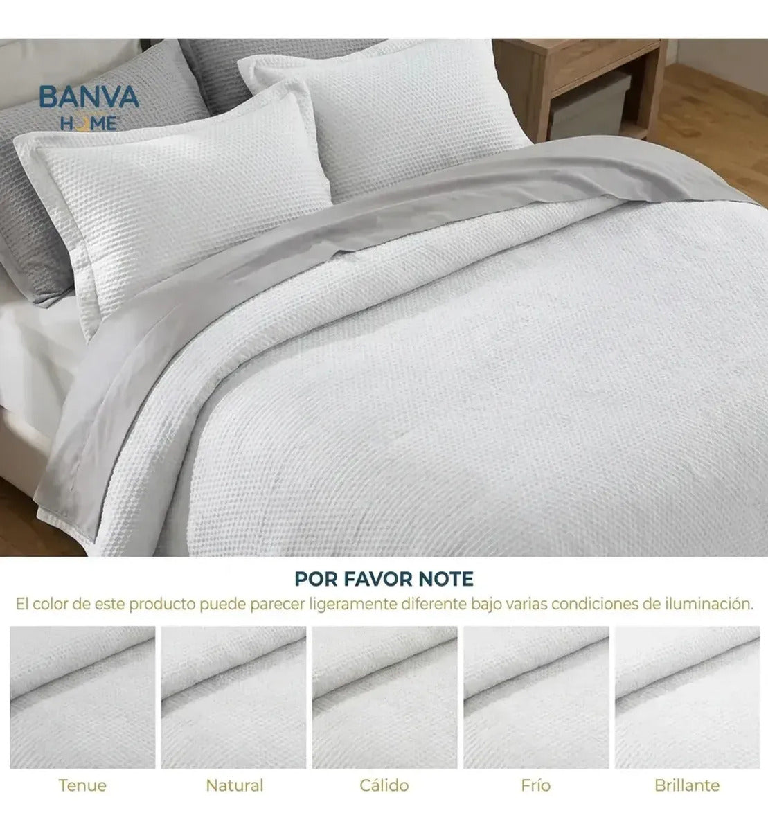 Quilt Atenas King Blanco