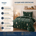 Plumón Infantil Oso Verde