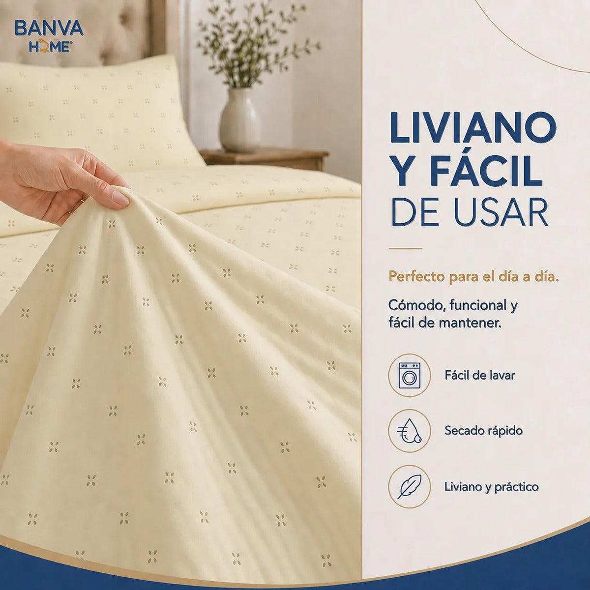 Quilt Roma King Butter