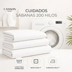 Juego Sábana Cannon 200 Hilos 2 Plazas Mystic