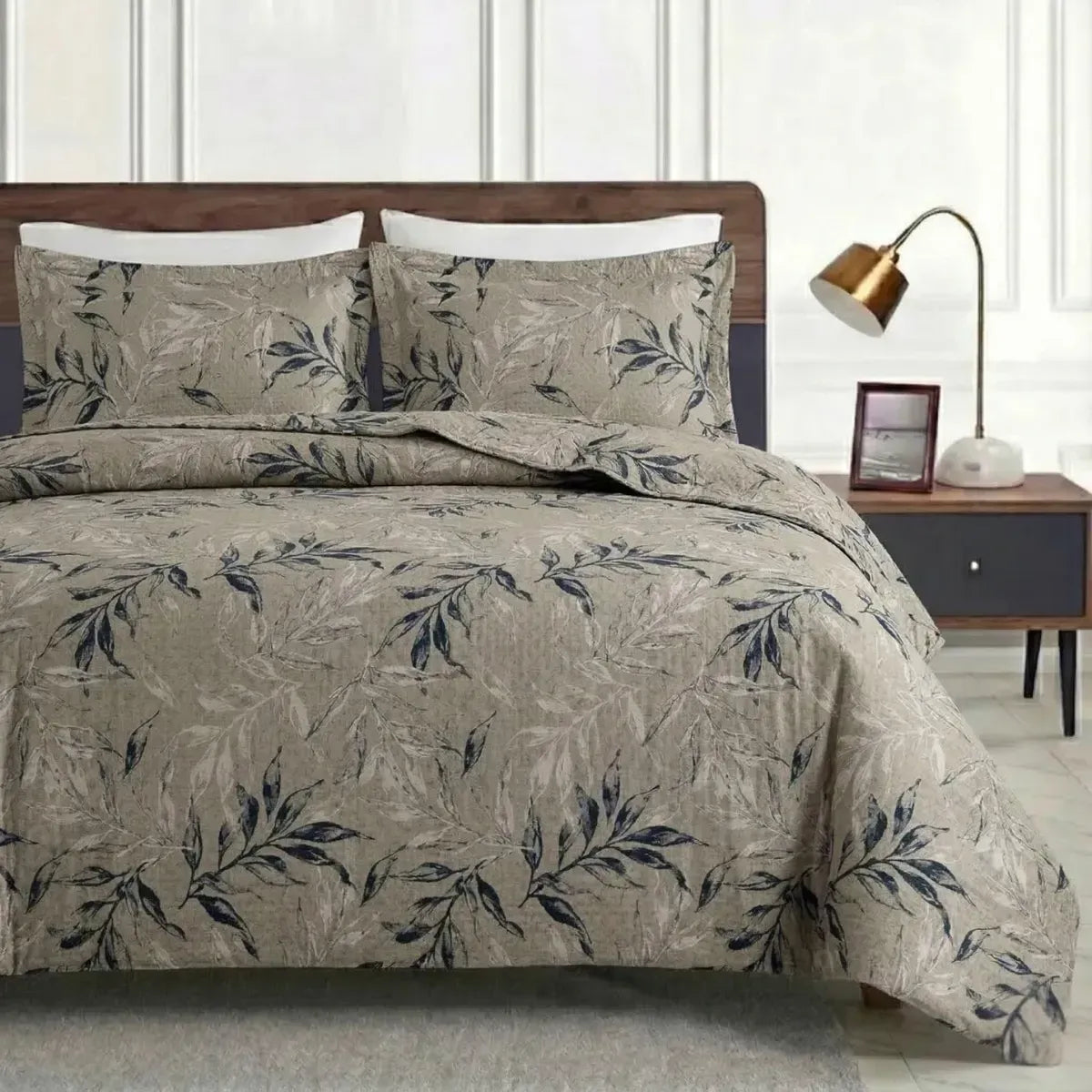 Quilt Breda King Beige