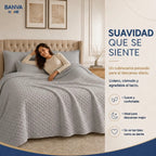 Quilt Atenas 1.5 Plazas Gris