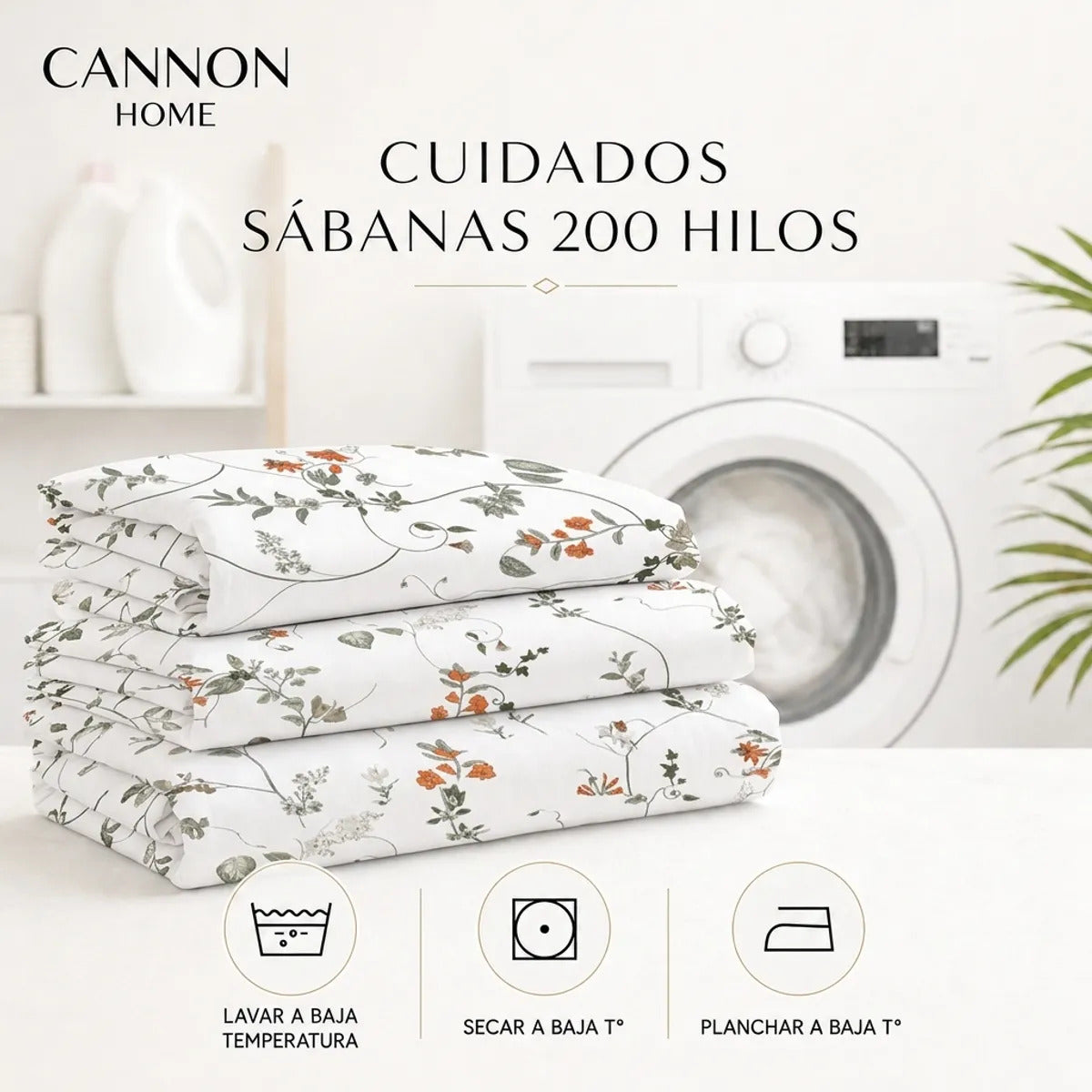 Juego 2 Sábana Cannon 200 Hilos 2 Plazas Windy