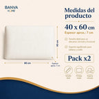 Pack 2 Almohada Illusions Blanco