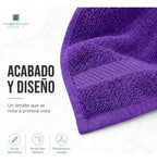 Juego Toalla American Family Violeta 350gr