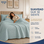 Quilt Atenas 2 Plazas Aqua