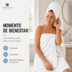 Juego Toalla American Family Blanco 350gr
