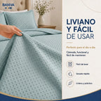 Quilt Atenas 2 Plazas Aqua