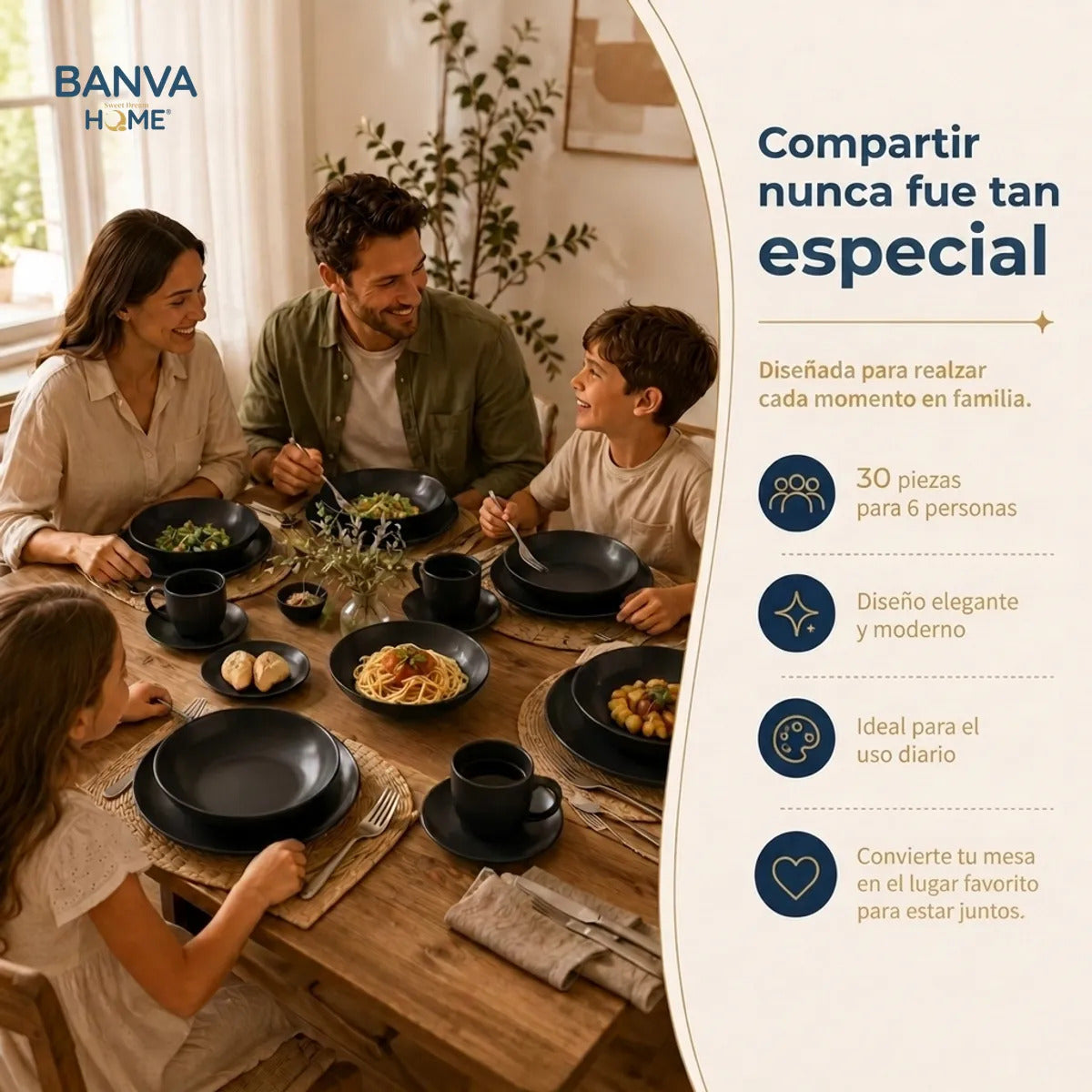 Juego Set Vajilla STW 30pzas