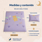 Plumón Infantil Bunnie Rosa