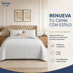 Quilt Atenas 1.5 Plazas Blanco