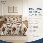 Quilt Bruselas 1.5 Plazas Marrón