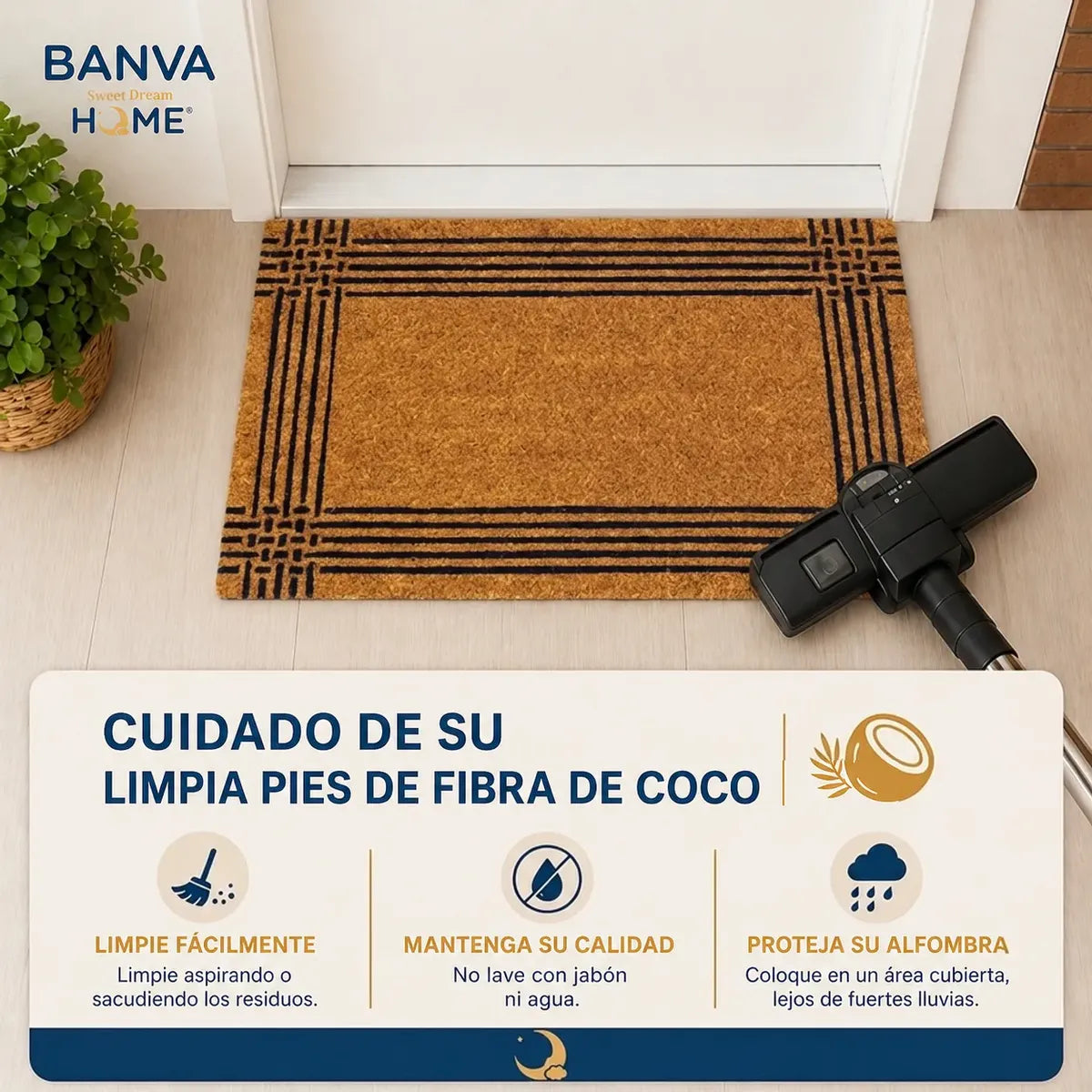 Limpiapies Coco Border 120x60