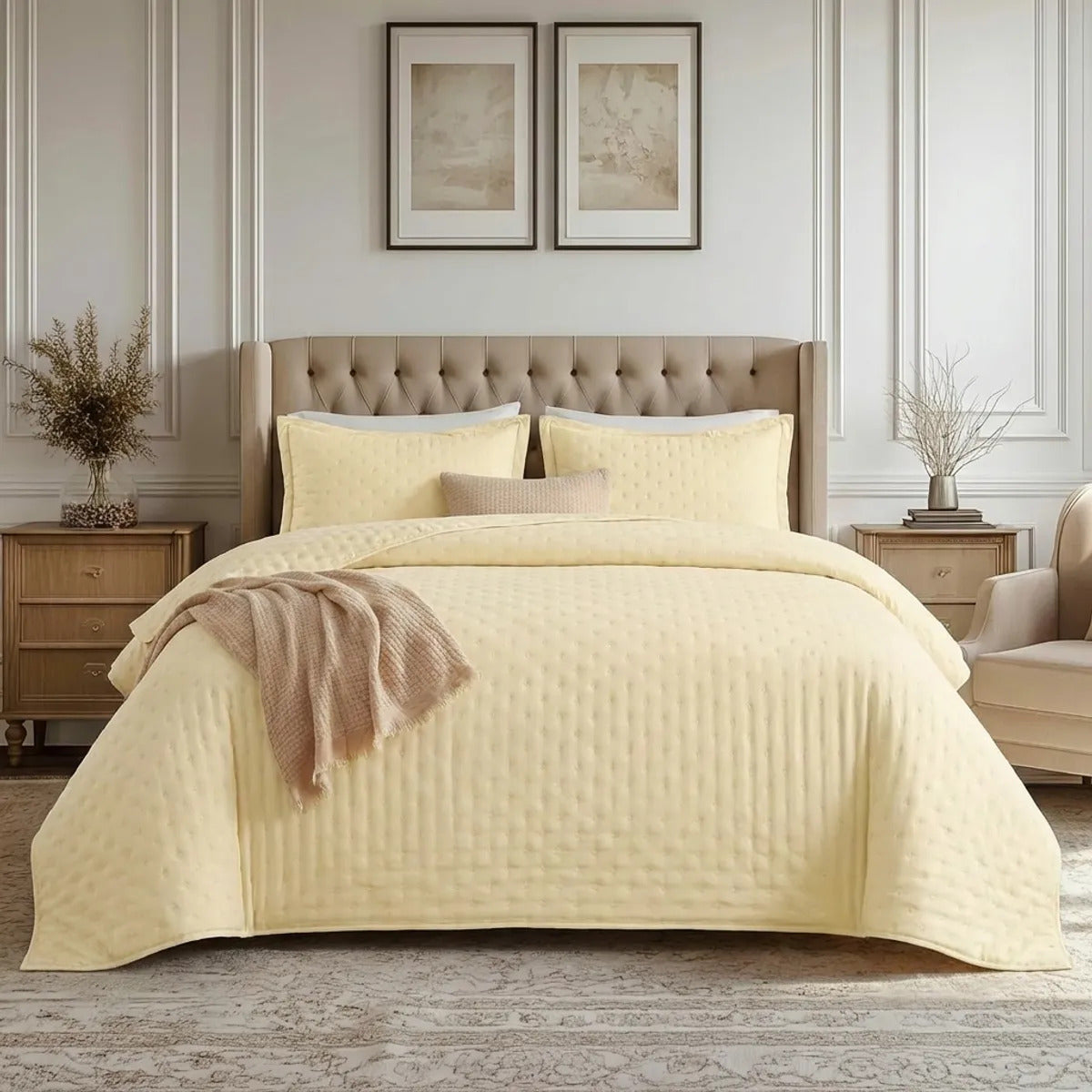 Quilt Roma King Butter