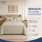 Quilt Roma 2 Plazas Oliva
