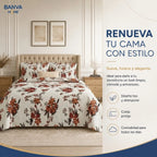 Quilt Bruselas King Marrón