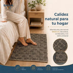 Jute Fibra Natural Tibet Negro 60x90