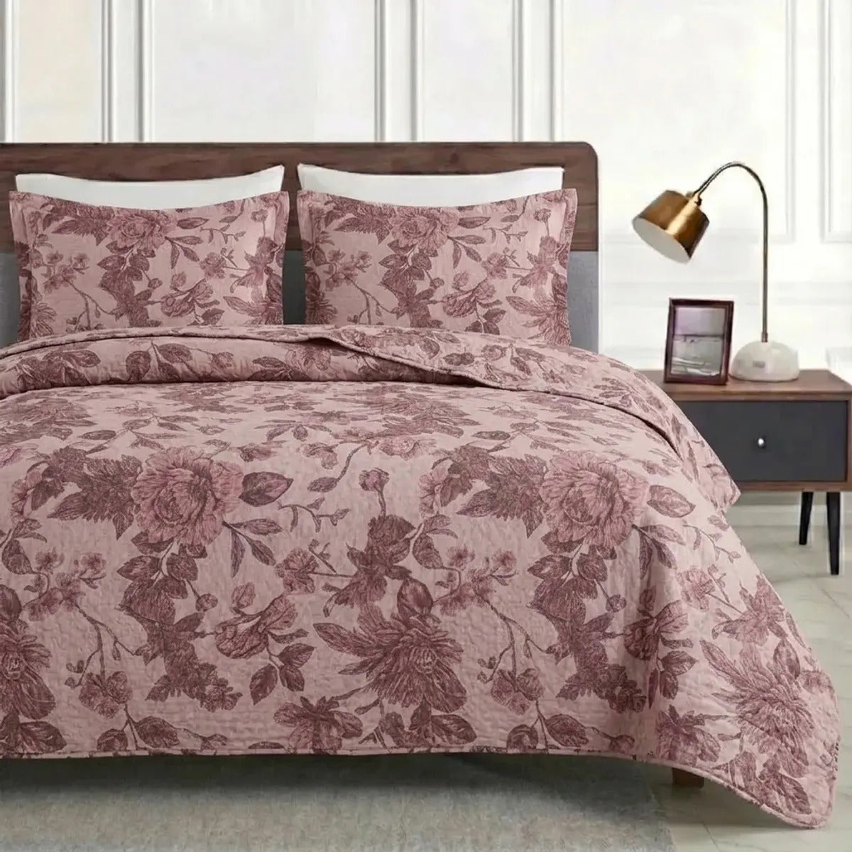 Quilt Breda King Rosa
