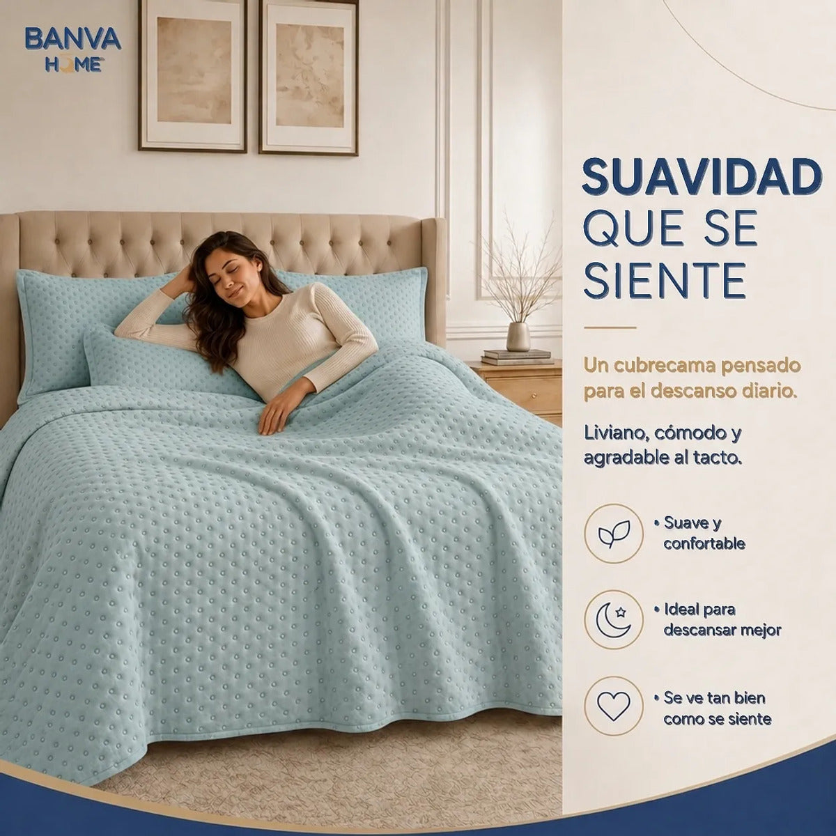 Quilt Atenas King Aqua
