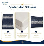 Juego Sábana Illusions 144 Hilos Liso 1.5 Plazas Arcen