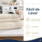 Juego Sábana Illusions 180 Hilos Broderie Liso King Beige Ivory