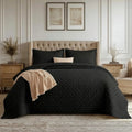 Quilt Roma 2 Plazas Negro