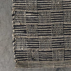 Jute Fibra Natural Tibet Negro 60x90