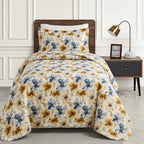 Quilt Breda 1.5 Plazas Celeste