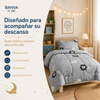 Plumón Infantil Selva Gris