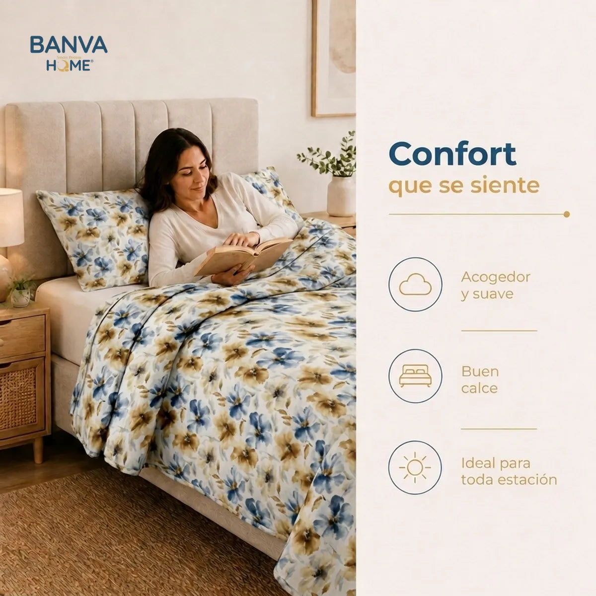 Quilt Breda King Celeste