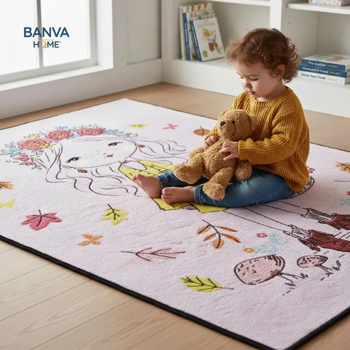 Alfombra Infantil Estampado Chic