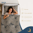 Quilt Breda 1.5 Plazas Beige