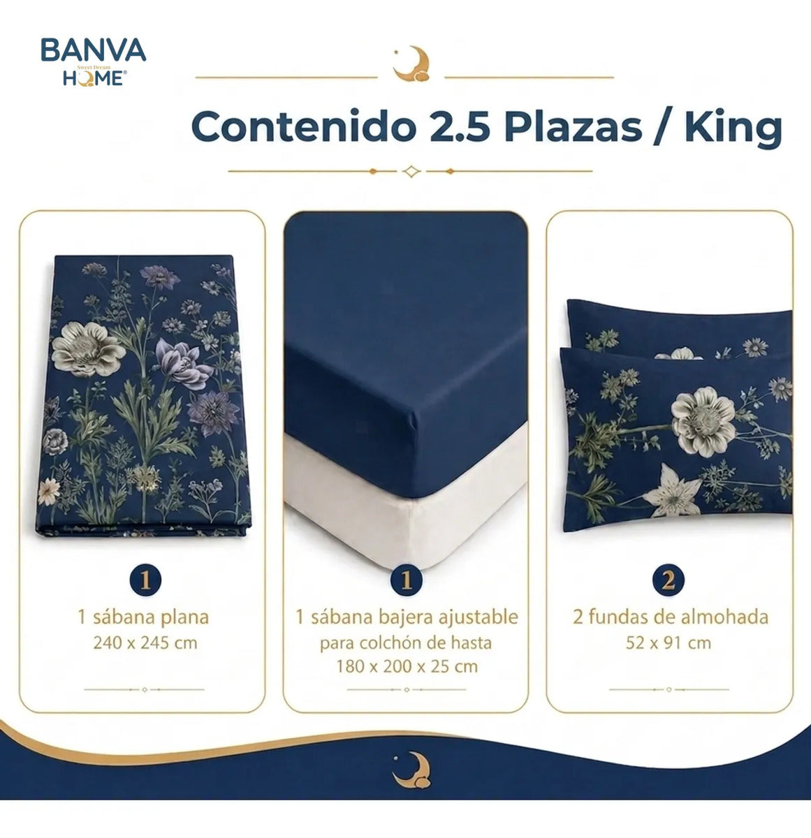 Juego Sábana Illusions 144 Hilos Liso King Helga