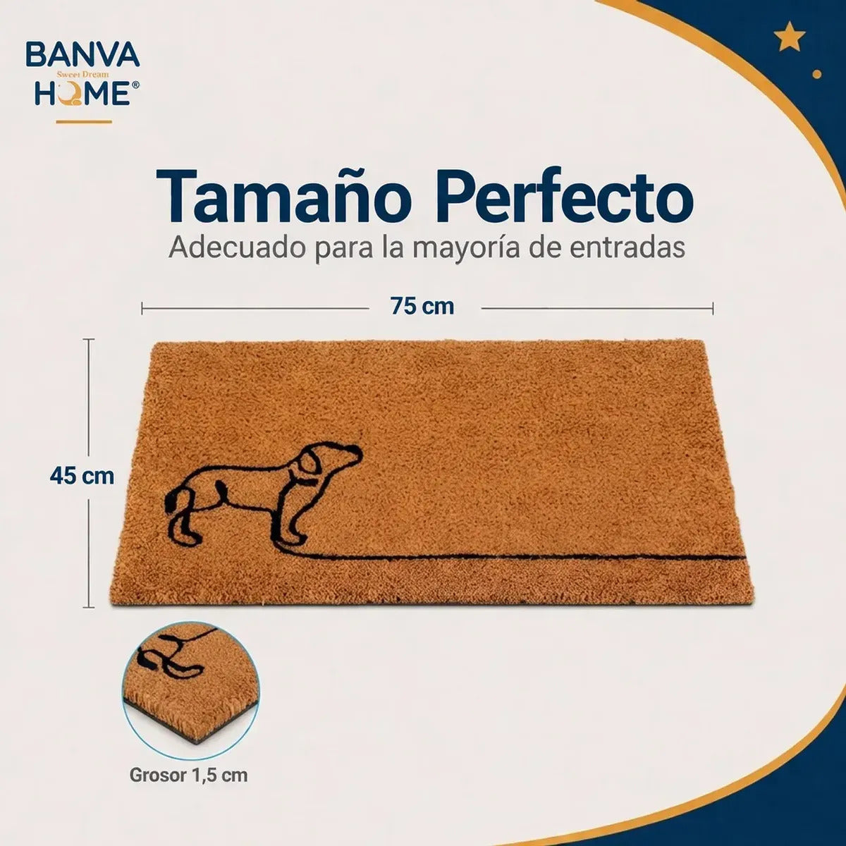 Limpiapies Coco Pas 75x45