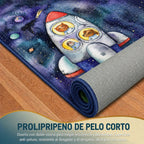 Alfombra Infantil Estampado Galaxy