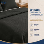 Quilt Atenas Súper King Negro